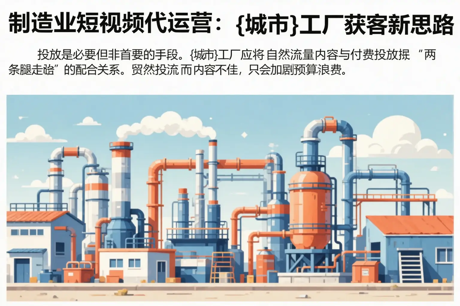 制造业短视频代运营:朗县工厂获客新思路